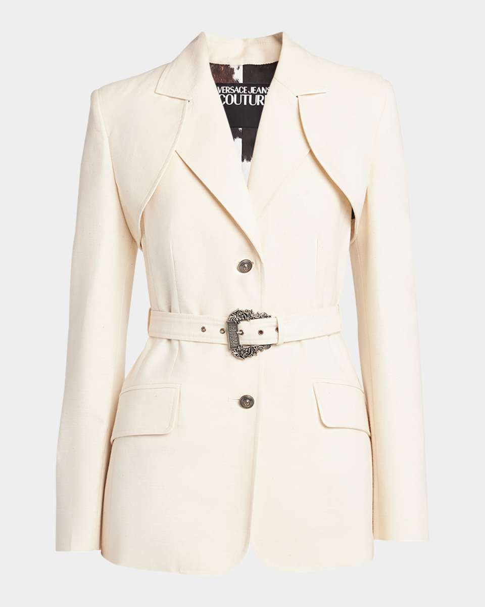 Tailored Jacket with Removable Sleeves